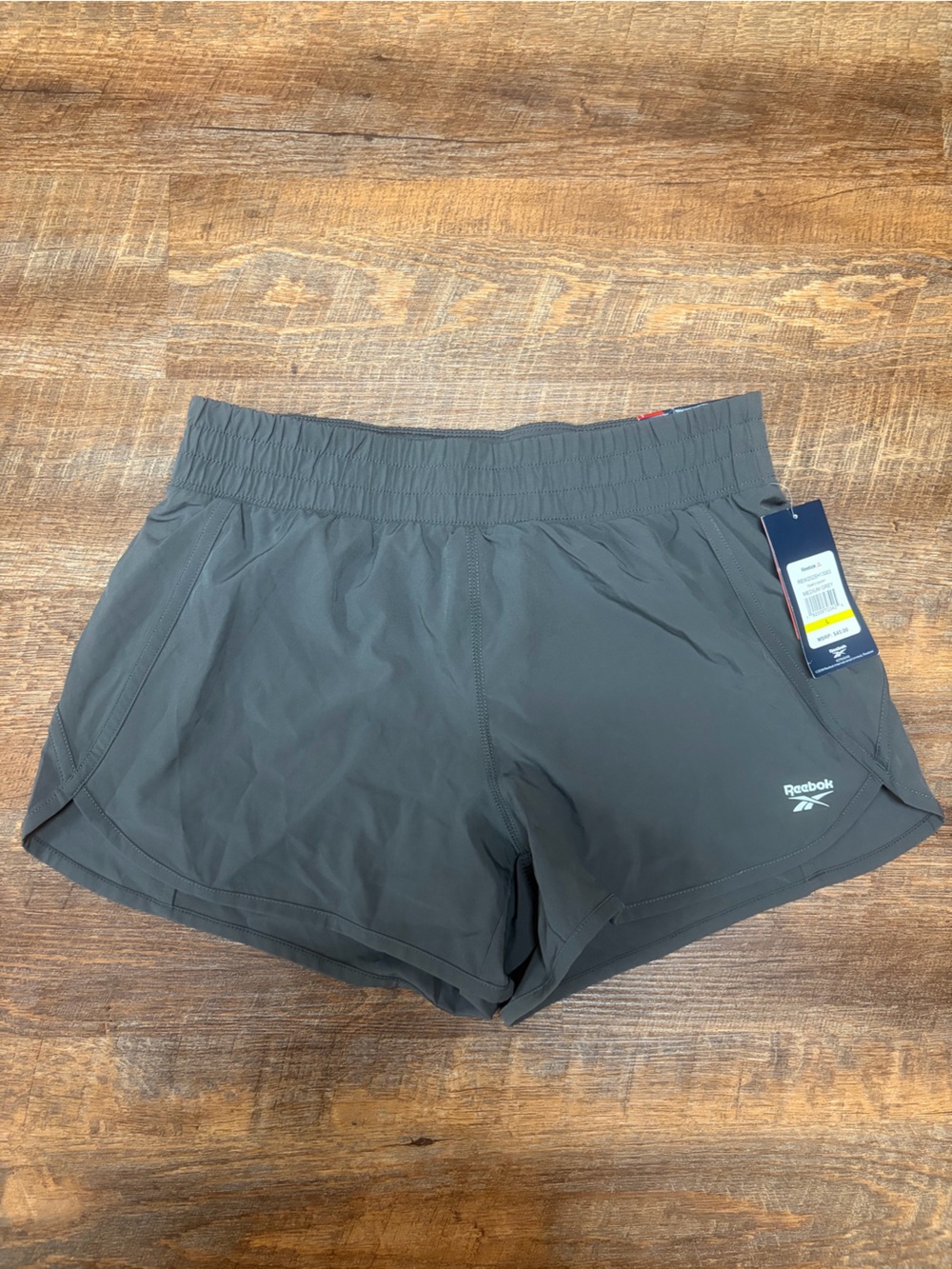 Reebok Women's Charcoal Gray Athletic Shorts